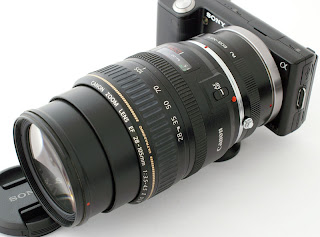 sony nex canon eos lens adapter