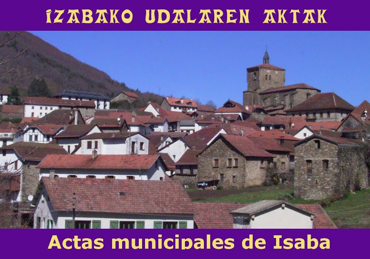 Actas municipales de Isaba