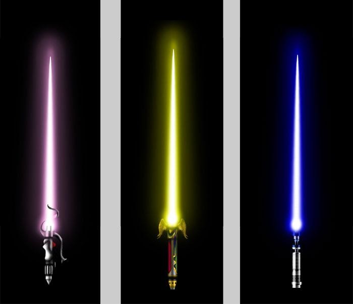 Star Wars Lightsabers Blade Variants
