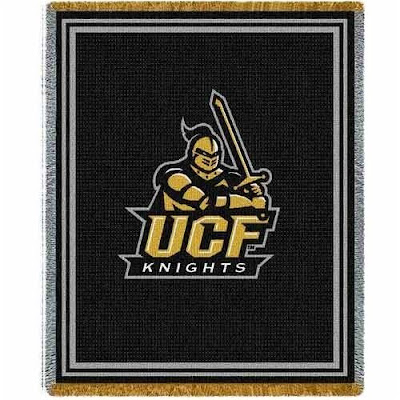 Black UCF Knights blanket.