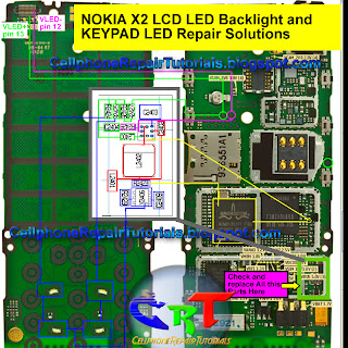 Nokia X2 LCD LED Backlight and Keypad Nokia+X2+LCD+and+KEYPAD+LED