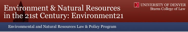 Environment & Natural Resources in the 21st Century