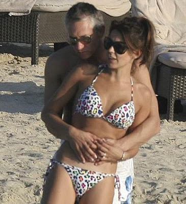 Gary Lineker and Danielle Bux in Dubai Beach Holiday