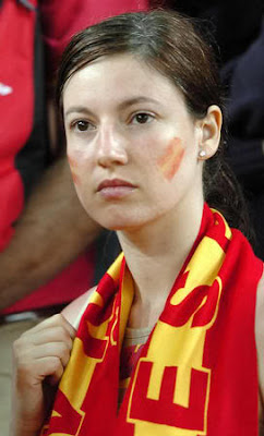 Spain female football fans