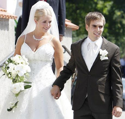 Philipp Lahm and Claudia Schattenberg Wedding
