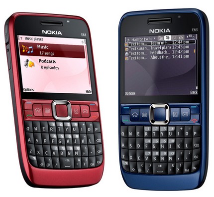 hunting gadgets nokia e63 qwerty stylish