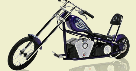 razor electric chopper motorcycle