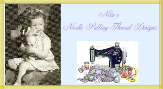 NEEDLE PULLING THREAD DESIGNS BY NITA