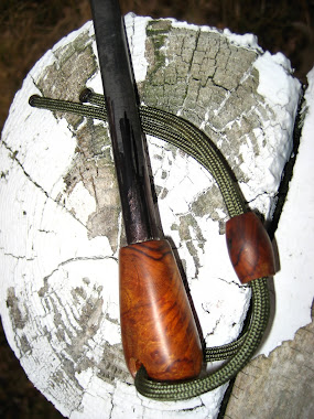 Ferro rod w/ custom ironwood