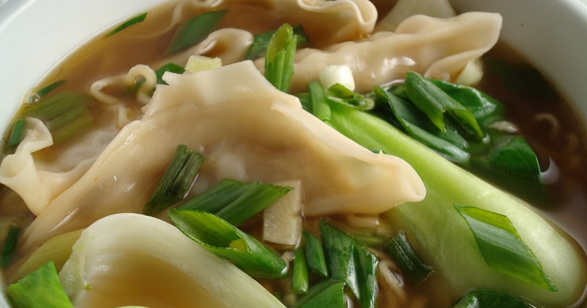 Dishing Up Delights Dumpling Noodle Soup