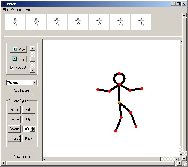 PIvot a simple program to create stickman animation Tips Download