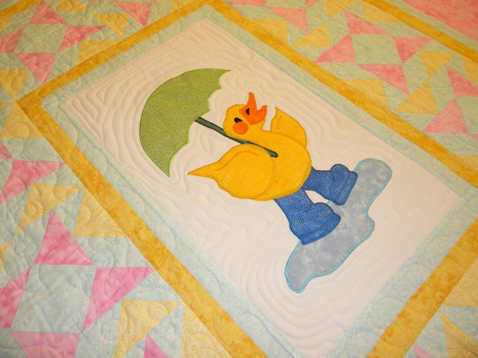 CenTex Quilting Company Duck Baby Quilt