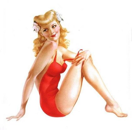  Painting on Pin Up Painting