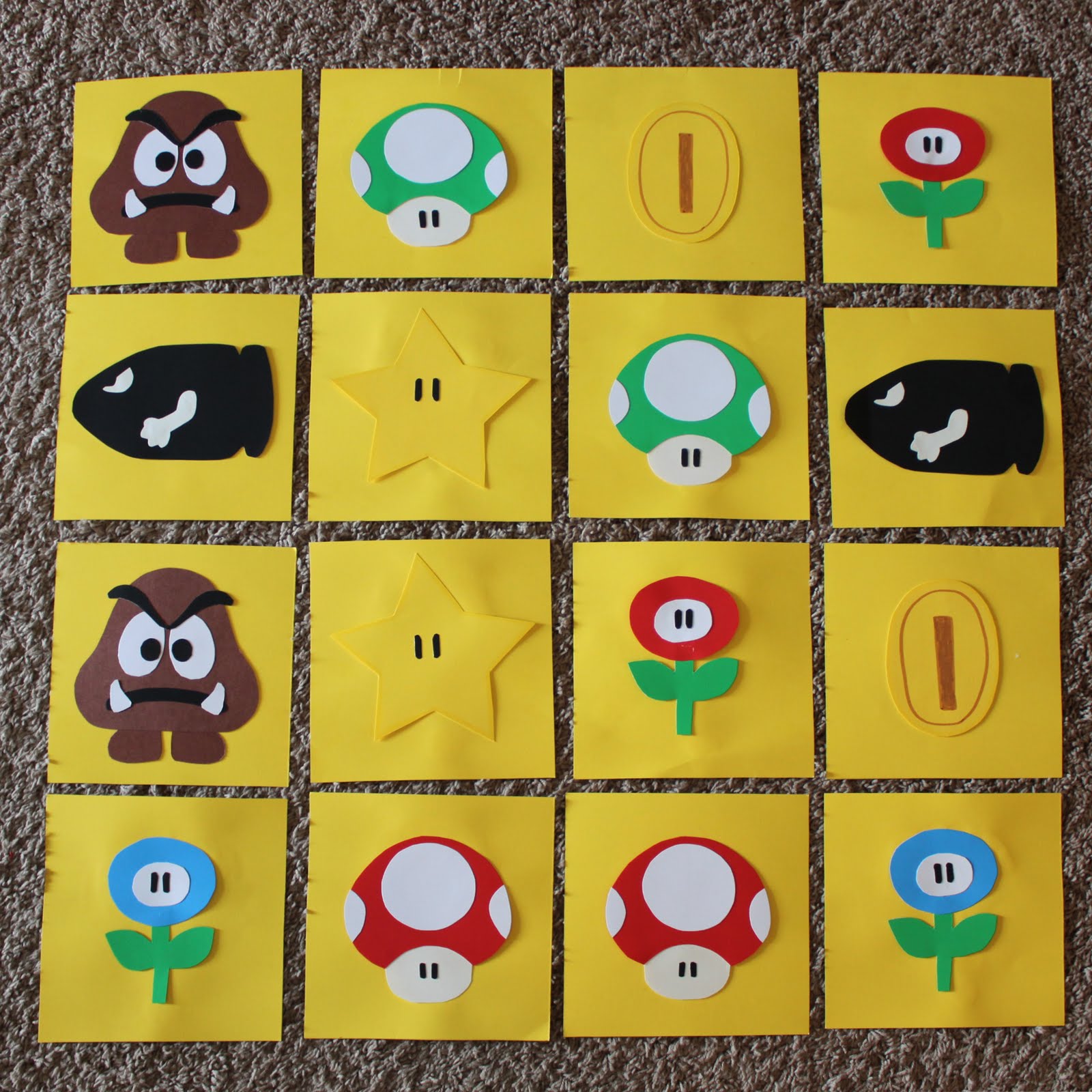 Obsessively Stitching A Super Mario Birthday Party