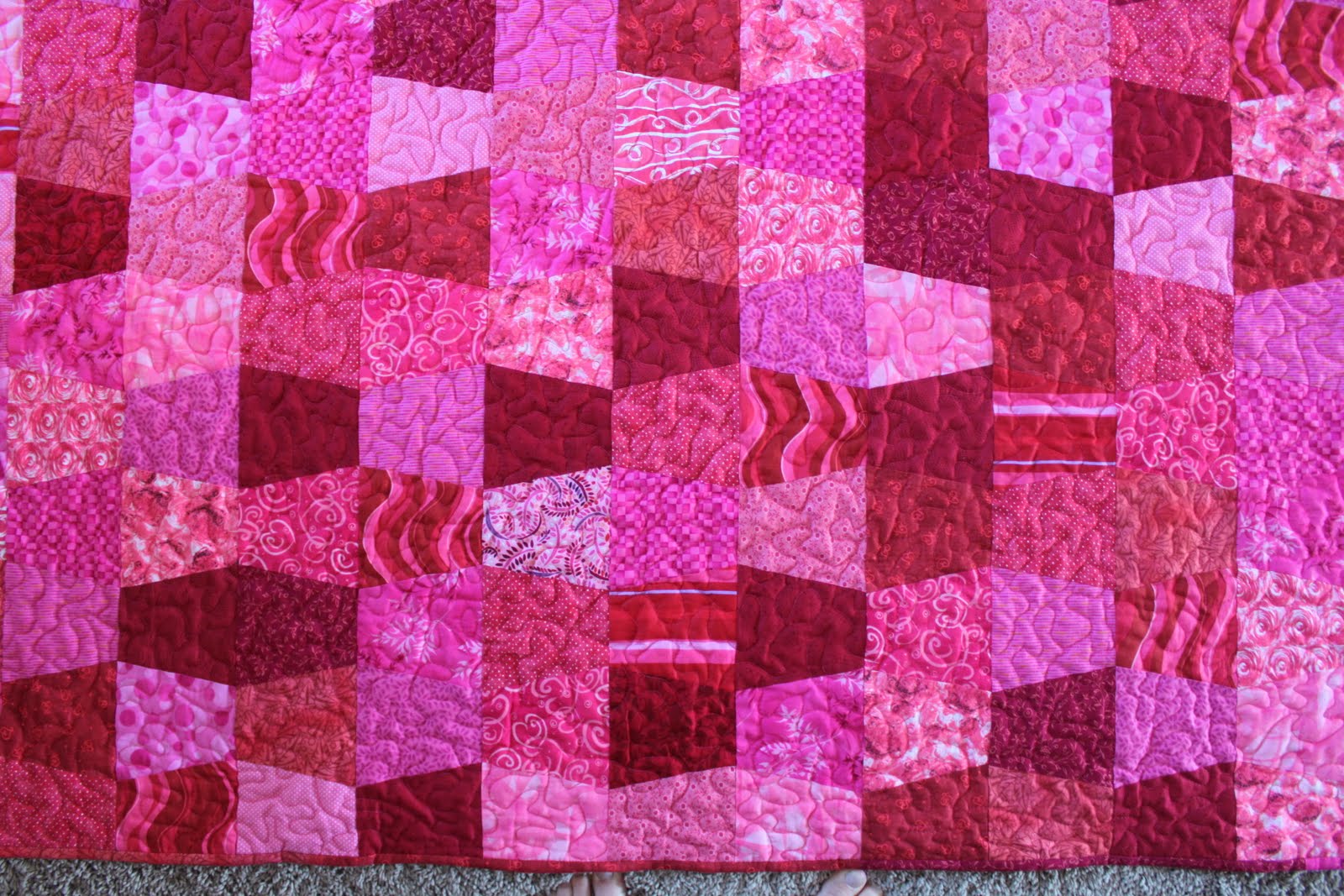 Obsessively Stitching: Valentine Quilt