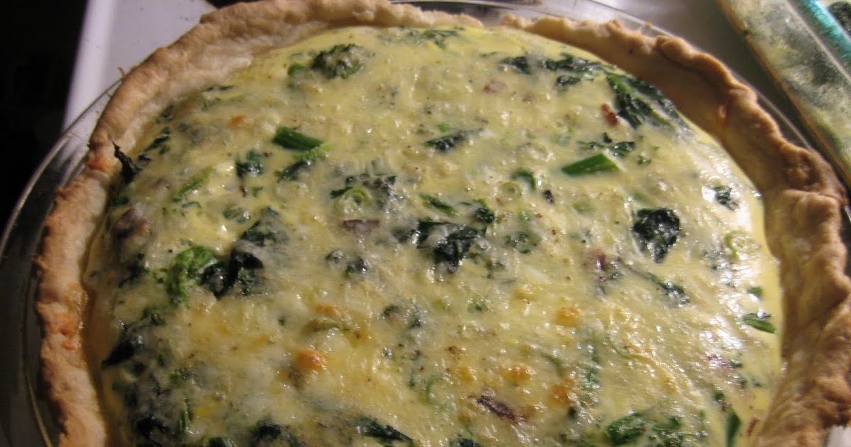 We play with our food Broccoli Rabe Quiche