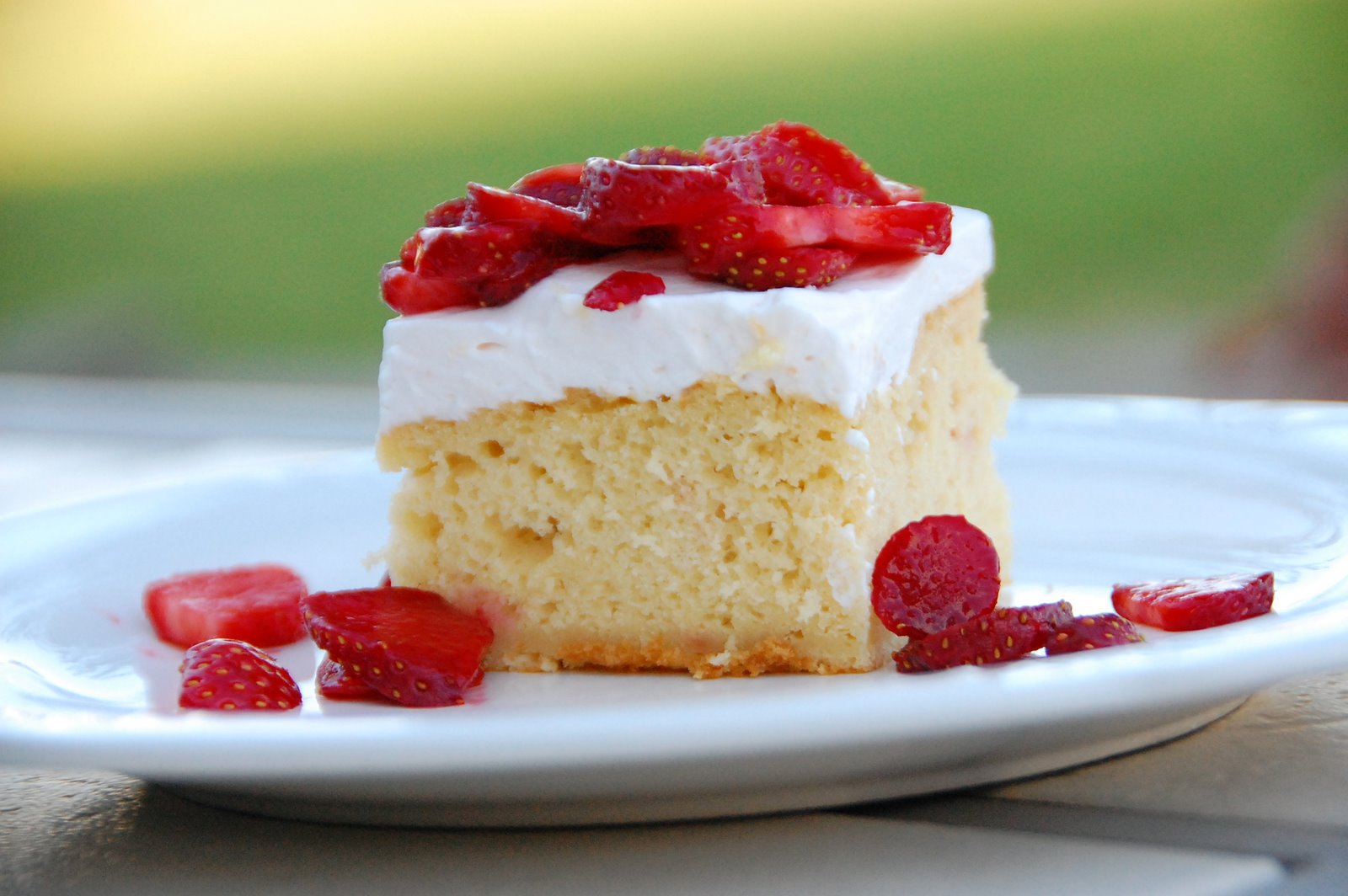 Barefoot and Baking Strawberry Yogurt Cake