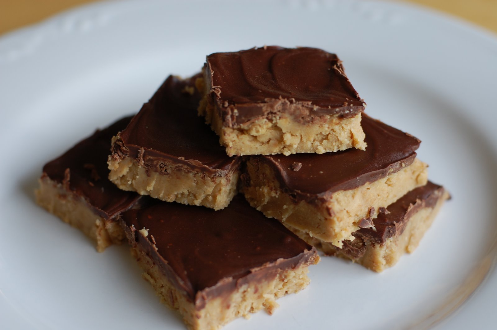 Barefoot and Baking Peanut Butter Cup Bars