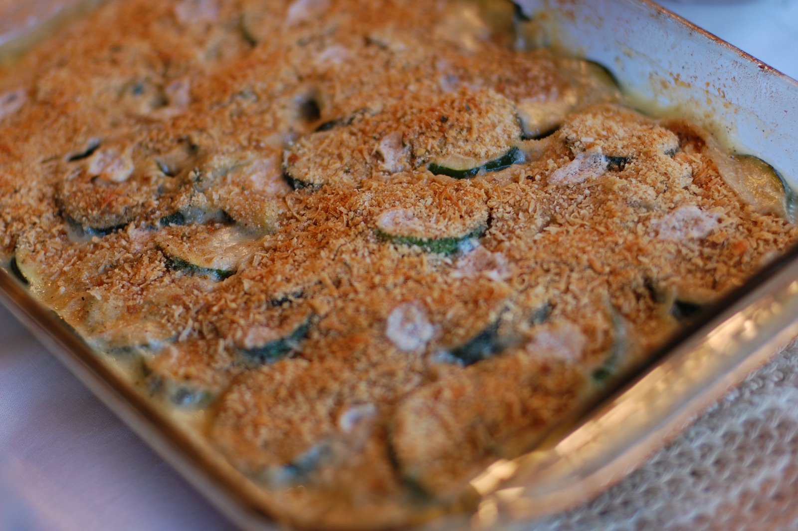 Barefoot and Baking Zucchini Gratin