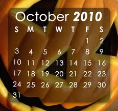 October 2010 Calendar Wallpapers