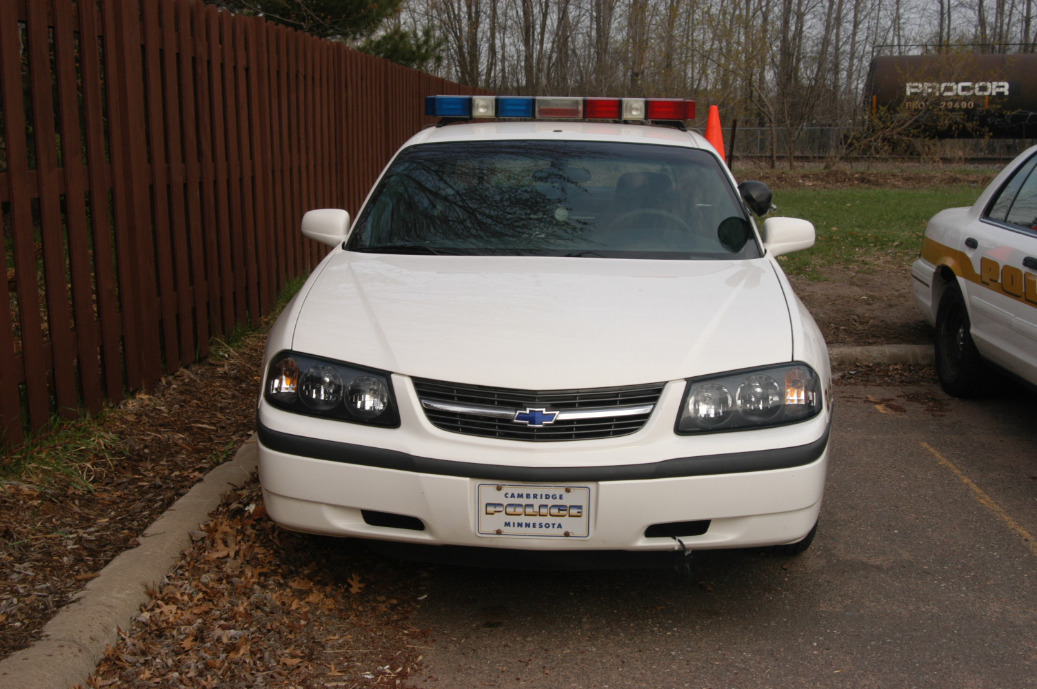 Quin's police car photos An older chevy impala of cambridge,MN police