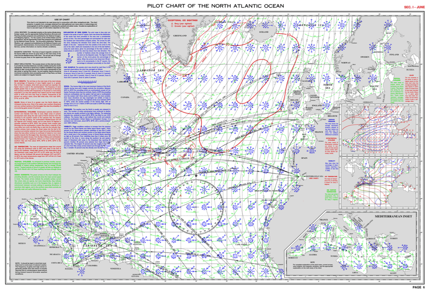 Pilot Chart North Atlantic November