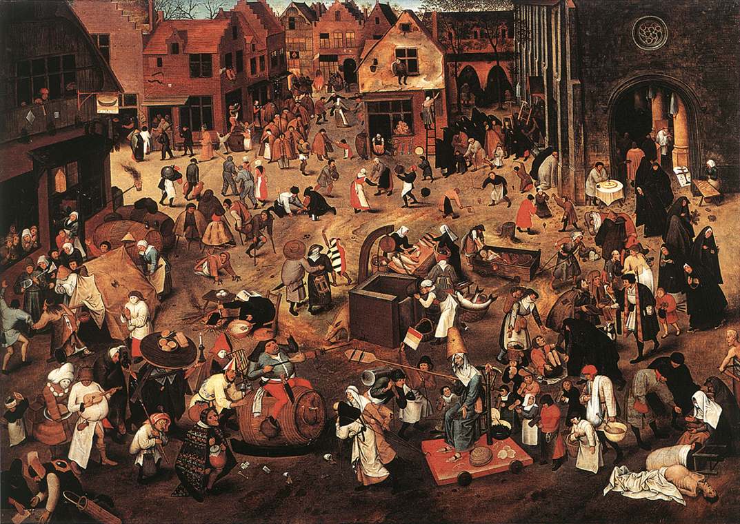 brueghel (16th) battle of carnival and lent