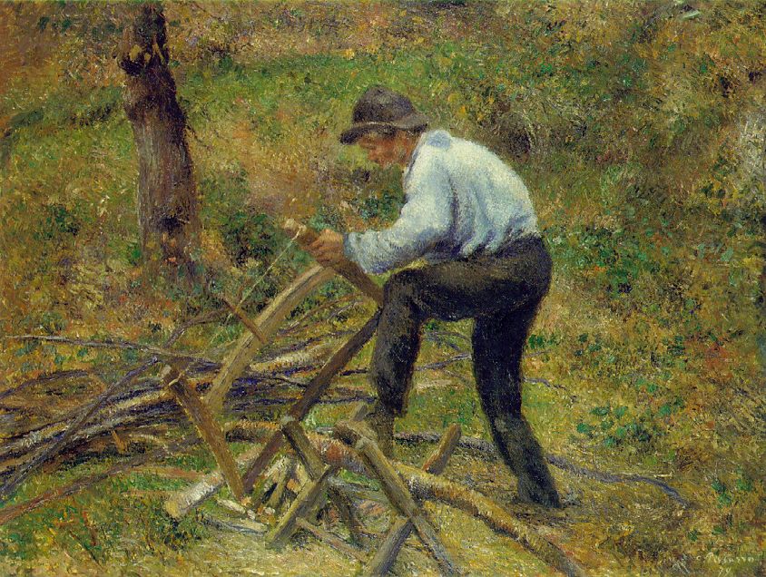 Session aménagement Samedi 25 octobre PAYRAC 16+pissarro_woodcutter