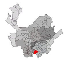 UBICACION DEL MUNICIPIO DENTRO DEL DEPARTAMENTO