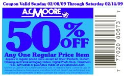 Ac Moore Coupon