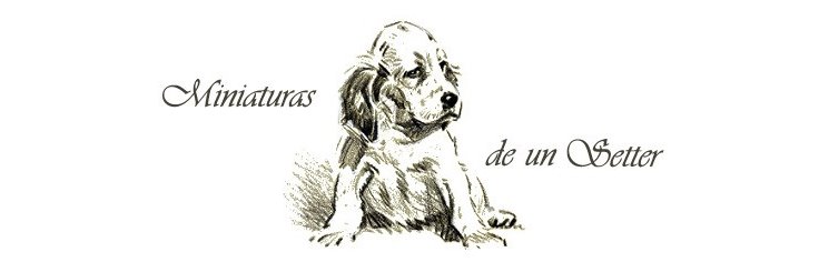 Miniaturas de un Setter