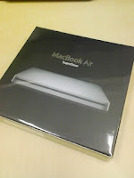 Apple MacBook Air SuperDriveも一緒に届いた。