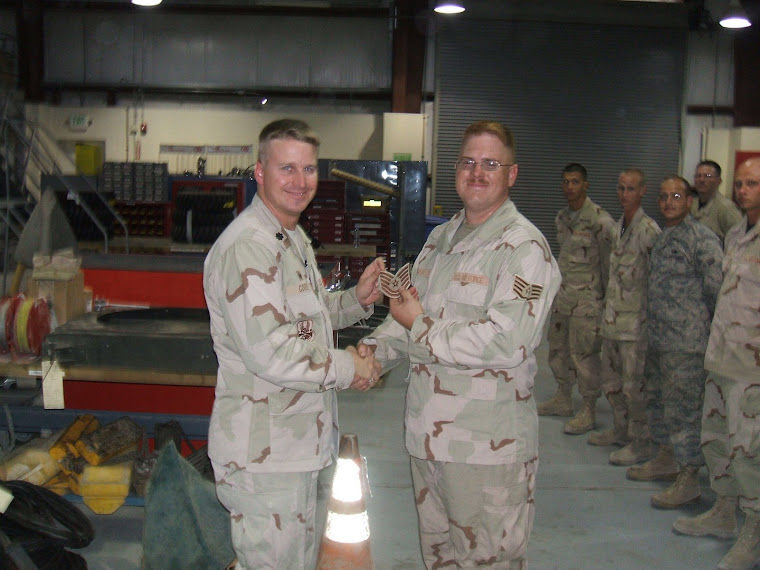 Ron's Promotion to Tech Sargent