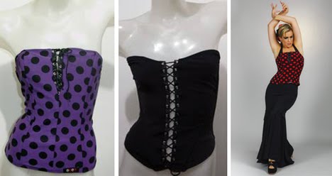 Corselet BLU009 Solid Black - US$ 50.00