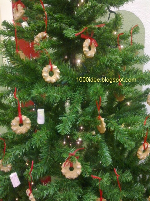 Albero Di Natale Addobbato Con Biscotti.Addobbi E Decorazioni Di Natale Fai Da Te Albero Da Mangiare 1000 Idee