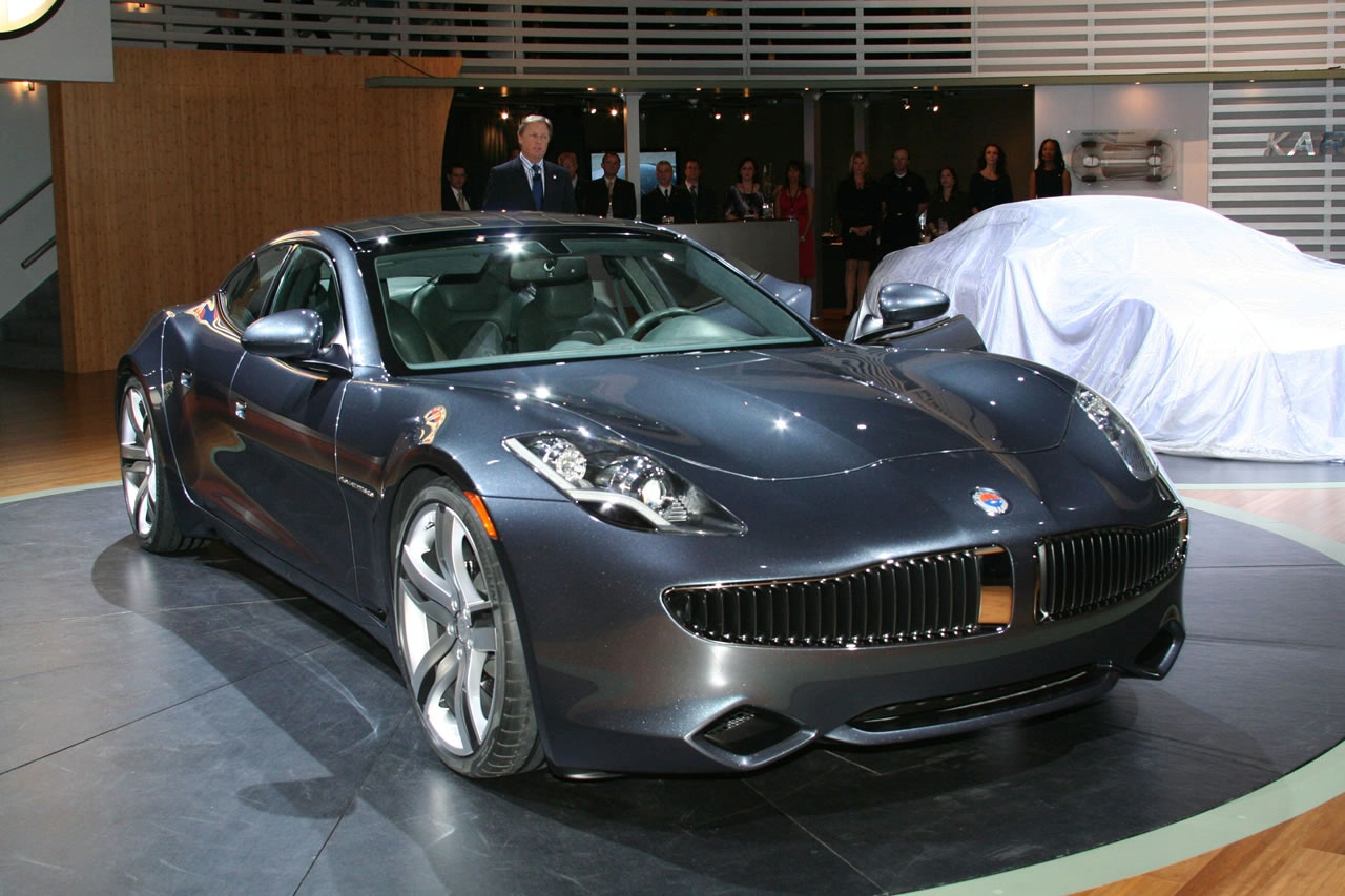 Chrome Fisker Karma