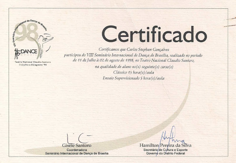 HISTÓRICO DO PROFESSOR STEPHAN