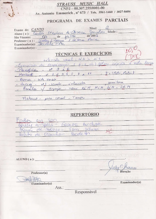 HISTÓRICO DO PROFESSOR STEPHAN