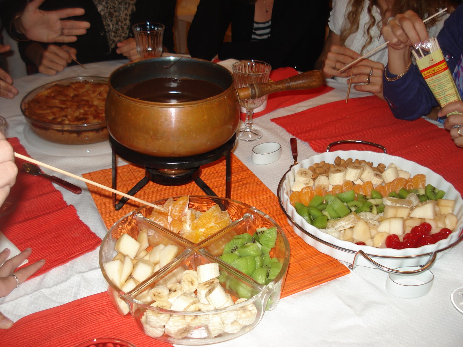 argentinas de los jueves Fondue de chocolate