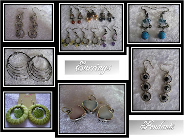 Dangling Earrings & Mother of Pearl Pendants