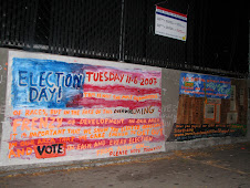 Election Day Mural at Democracy Wall