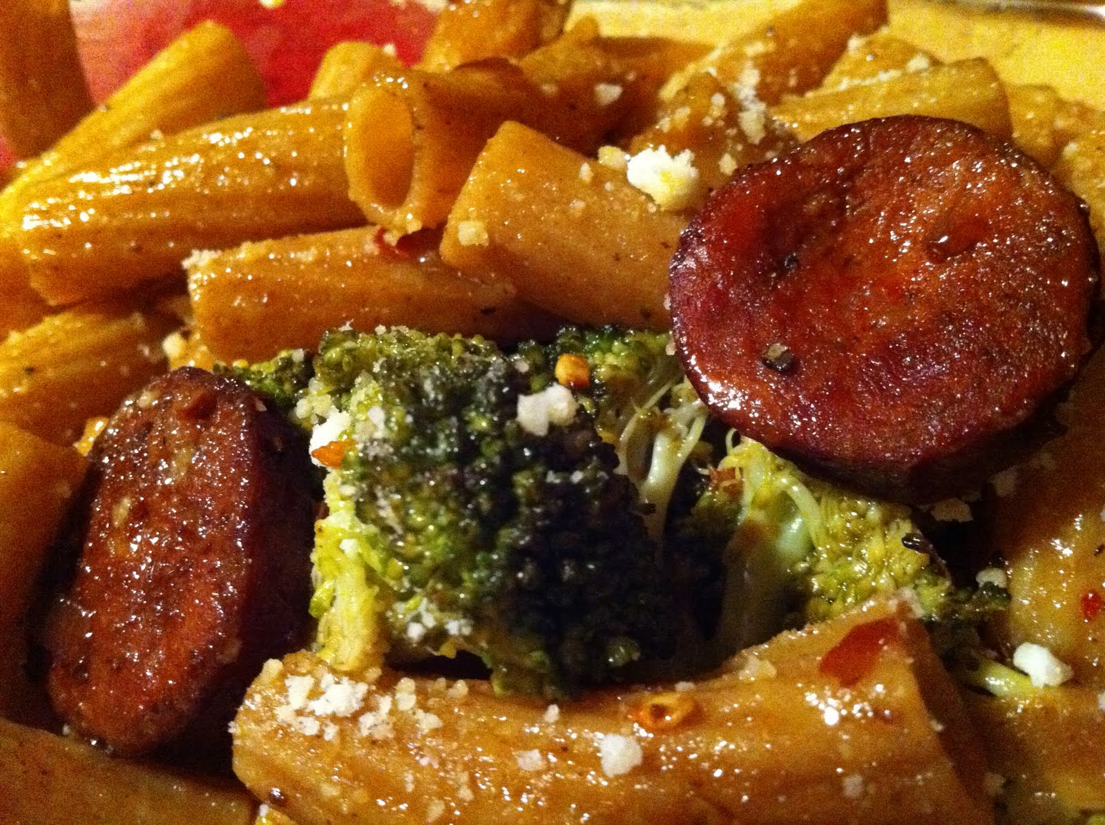 Photo Worthy Dinner Broccoli & Chorizo Pasta Local Food Rocks