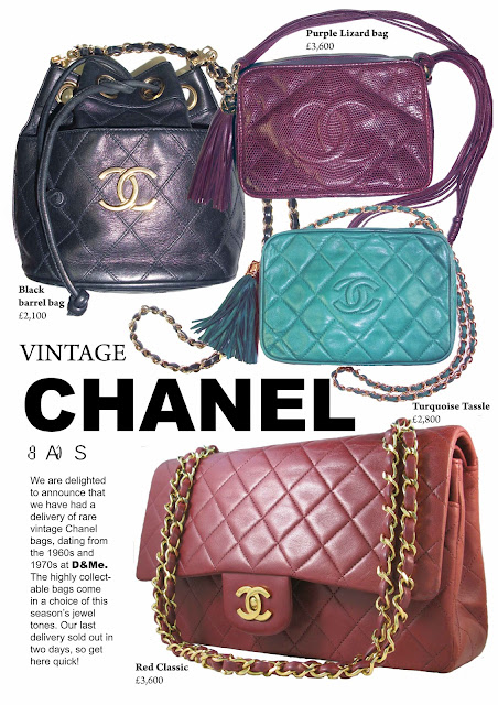 vintage chanel bags 1970s