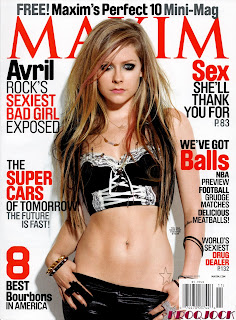 Maxim Photoshoot-- and behind the scenes  aveil lavigne Avril+Lavigne+Maxim+Topless+Scans