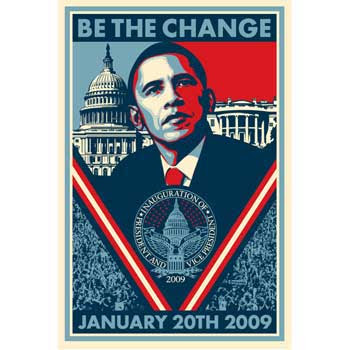 barack obama poster change. The Barack Obama