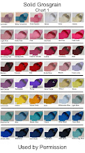 Solid Grosgrain Color Chart #1