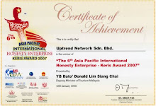 ASIA PASIFIC INTERNATIONAL HONESTY ENTERPRISE KERIS AWARD