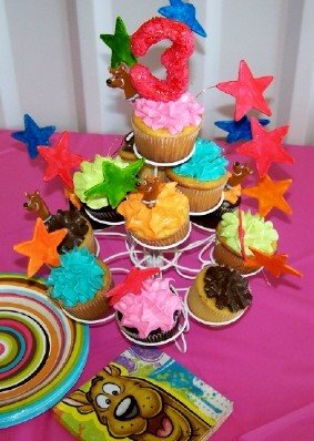 Scooby Dooby Doo Birthday Cupcakes