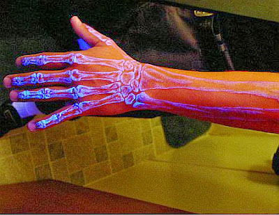 Blacklight tattoos. I found this online, and these are friggin SICK.