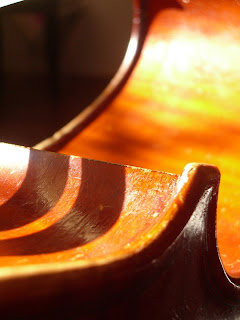 cello bow shadow xood light by natacha colmez